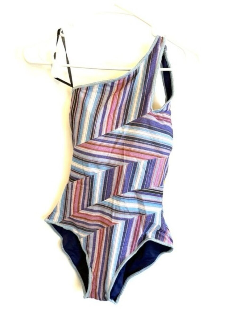 Becca Women’s Blue/Multicolored One Piece Swimsuit Size S